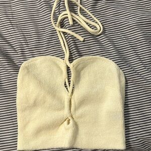 Cream tank top